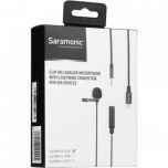 Saramonic LavMicro U1A Omnidirectional Lavalier Microphone With Lightning Connector For IOS Devices (6.5′ Cable)