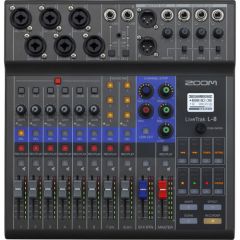 Zoom LiveTrak L‑8 Podcast Recorder