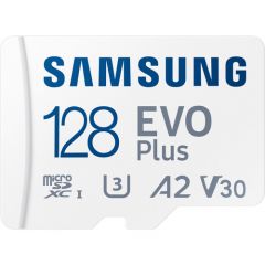 Samsung 128GB EVO Plus UHS-I microSDXC Memory Card with SD Adapter [R:130]