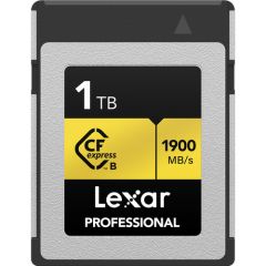 LEXAR PROFESSIONAL CFexpressTM TYPE B CARD  “GOLD SERIES PRO” 1TB (up to 1900MB/s read, 1500MB/s write)