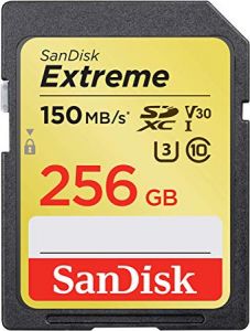 SanDisk Extreme 256GB UHS-I 150MB/s 記憶卡 (SDSDXV5-256G)