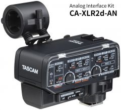 TASCAM	XLR MICROPHONE ADAPTER FOR MIRRORLESS and DSLR CAMERAS CA-XLR2d-AN