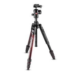 Manfrotto Befree Advanced Aluminum Travel Tripod twist red, ball head MKBFRTA4RD-BH