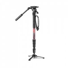 Manfrotto Element MII Video Monopod Aluminium Kit with Fluid Head (MVMELMIIA4LIVE)