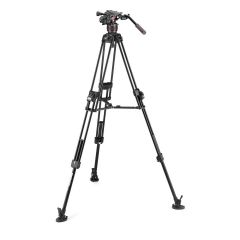 Manfrotto Nitrotech 608 series with 645 Fast Twin Alu Tripod MVK608TWINFA